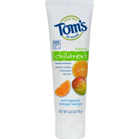 Tom S Of Maine Natural Orange And Mango Toothpaste Tom S Of Maine Natural Orange And Mango Toothpaste
