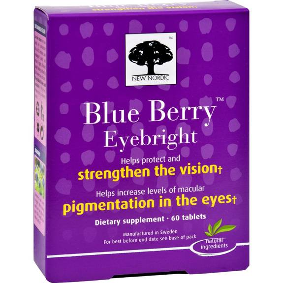 new nordic blue berry eyebright 60 tablets new nordic blue berry eyebright 60 tablets