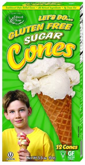 Let's Do Organic Sugar Cones, Rolled Style - 12 cones, 4.6 oz