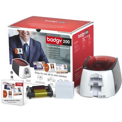 Badgy200 Color Id Card Printer(1/Ea)