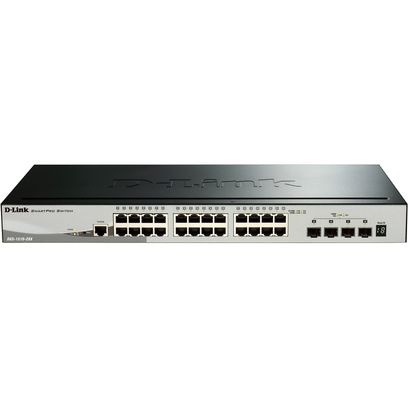 Switch - Dgs-1510-28xmp - 1u - Wired - 10gbps - Networking / Ports Qty: 28 - Gig(1/Ea)