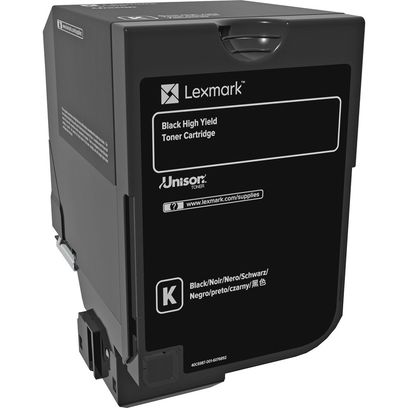 Lexmark - à rendement élevé - noir cartouche de toner d'origine - LCCP - 74C0H10