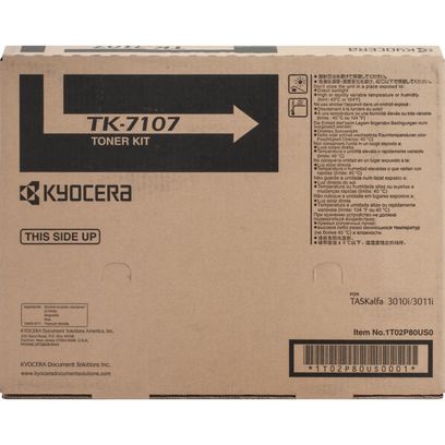 Kyocera Tk7107 Black Toner Cartridge Also Called Tk7109(1/Ea)