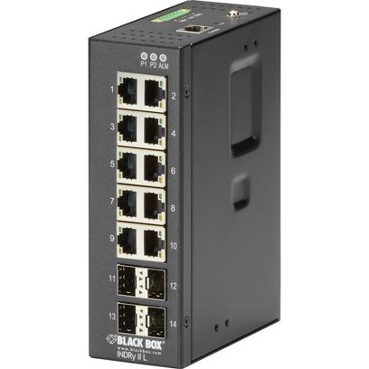 Gigabit Ethernet (1000-Mbps) Extreme Temperature Managed Switch - (10) 10/100/10(1/Ea)