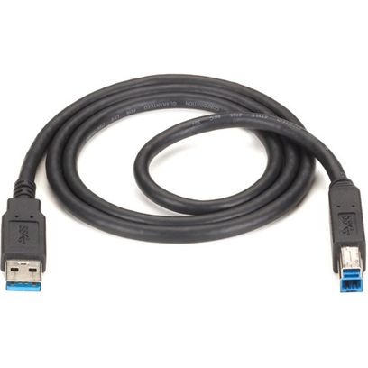 Usb 3.0 Cable - Type-A To Type-B, Male/Male, Black, 10-Ft. (3.0-M)(1/Ea)
