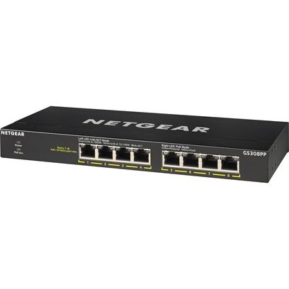 Switch - Gs308pp - Desktop - Wired - 1gbps - Networking / Ports Qty: 8 - Gigabit(1/Ea)