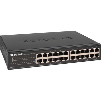 Netgear 24-Port Gigabit Ethernet, Ieee 802.3ab, Ieee 802.3u, Ieee 802.3i, Ieee 8(1/Ea)
