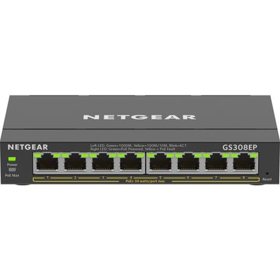 Netgear 8-Port Gigabit Ethernet Poe+ Smart Managed Plus Switch(1/Ea)