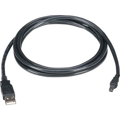 Usb 2.0 Cable - Type A Male To Type Mini-B Male, Black, 6-Ft. (1.8-M)(1/Ea)