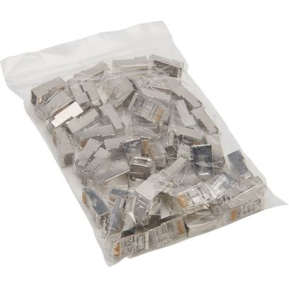 Eaton Tripp Lite Series Cat6 Rj45 Pass-Through Ftp Modular Plug, 50 Pack, Taa(1/Ea)