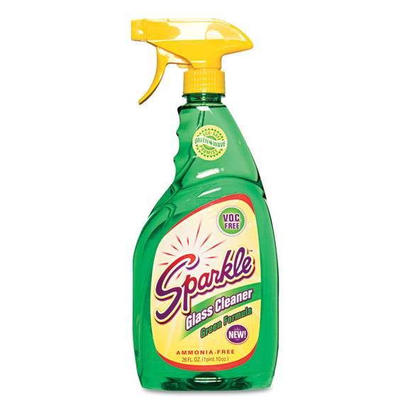 Sparkle Green Formula Glass Cleaner, 26oz Spray Bottle 30126 1 Each