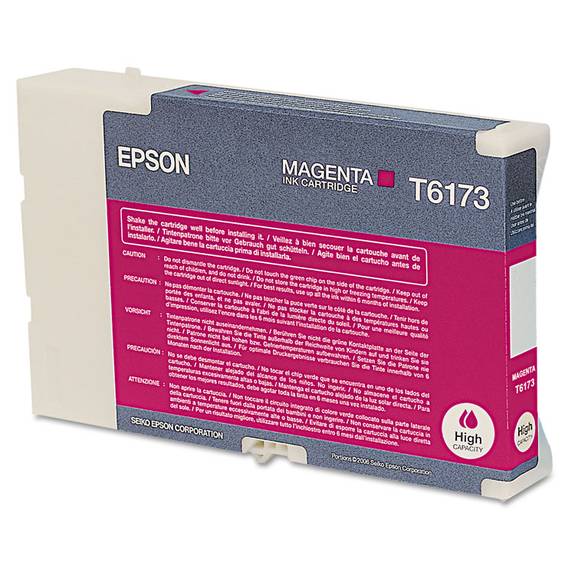 Epson  T617300 High-Yield Ink, 3,500 Page-Yield, Magenta T617300 1 Each