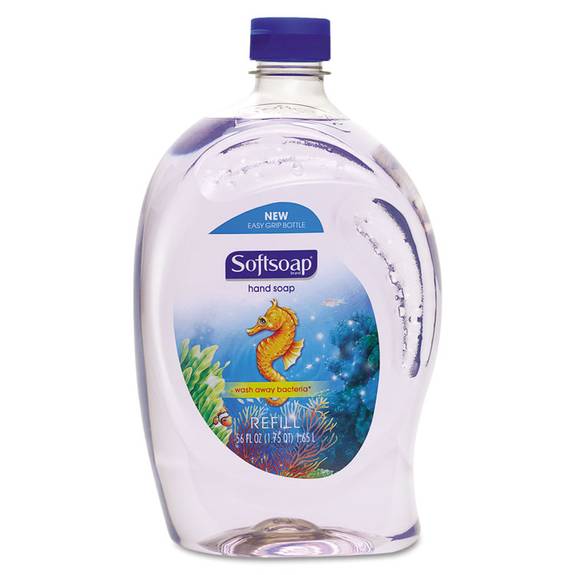 Softsoap  Liquid Hand Soap Refill, 56oz Flip-cap Bottle, Aquarium Series, Fresh Floral 26991 1 Each