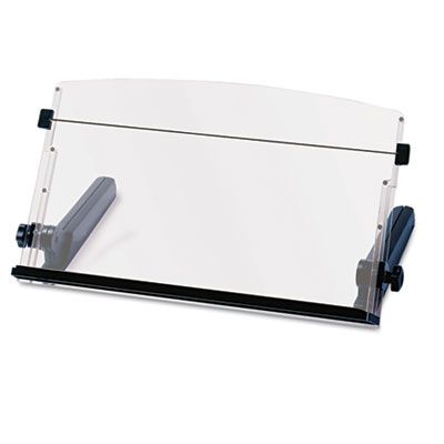 3m In-line Freestanding Copyholder, Plastic, 300 Sheet Capacity, Black ...