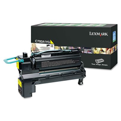 Lexmark c792a1yg cartuccia toner 1 pz originale giallo