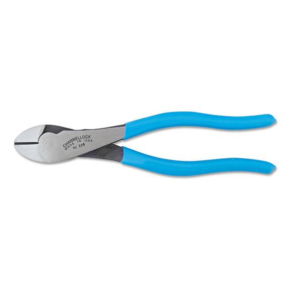 Channellock  338 Diagonal Cutting Pliers, 8in Tool Length, .79in Jaw Length 338-bulk 1 Each