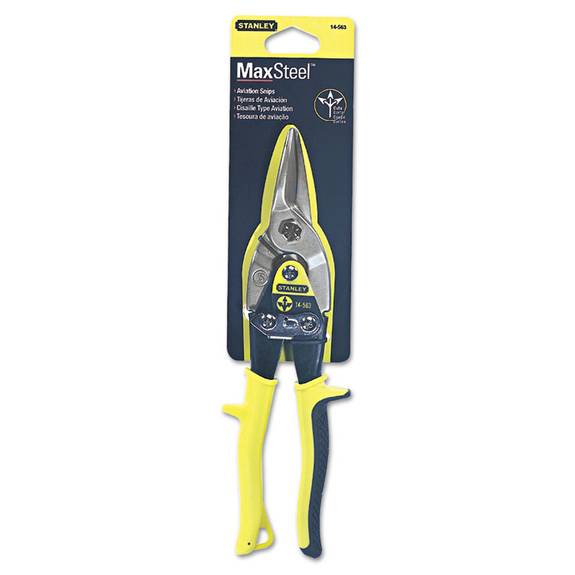 Stanley Tools  Maxsteel Aviation Snips, Straight 680-14-563 1 Each