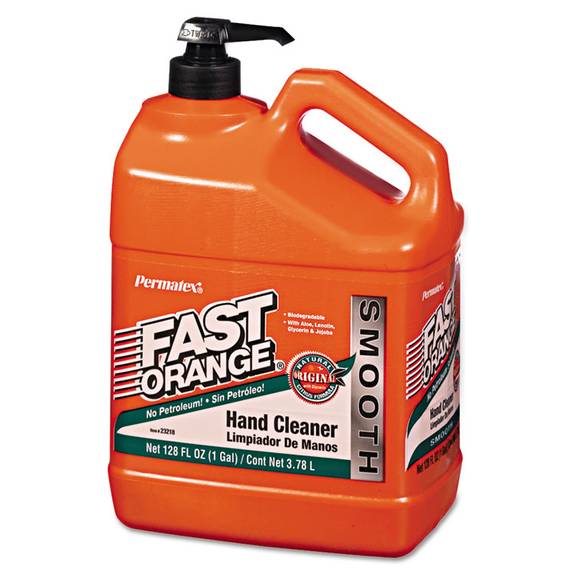 Permatex  Fast Orange Smooth Lotion Hand Cleaner, 1gal Bottle 230-23218 4 Case