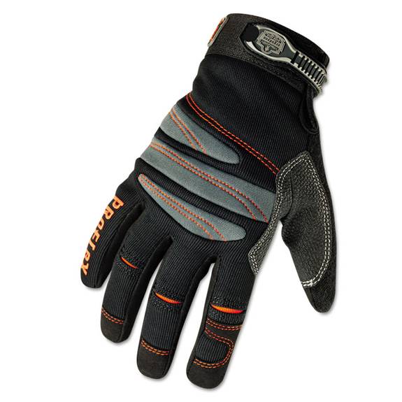 Ergodyne  Proflex 710 Mechanic's Gloves, Large, Black 16154 1 Pair