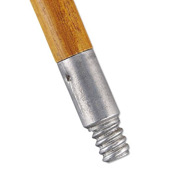 Rubbermaid  Commercial Lacquered-wood Threaded-tip Broom/sweep Handle, 15/16 Dia X 60, Natural 6364 1 Each
