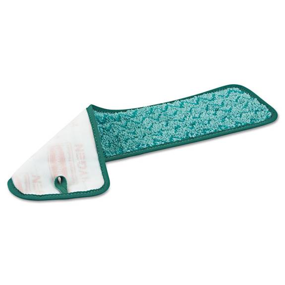 Rubbermaid Commercial Microfiber Dust Pad, 18.5 x 5.5, Green