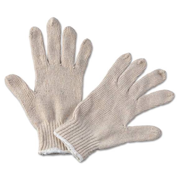 Boardwalk  String Knit General Purpose Gloves, Large, Natural, 12 Pairs Bwk 782 1 Dozen