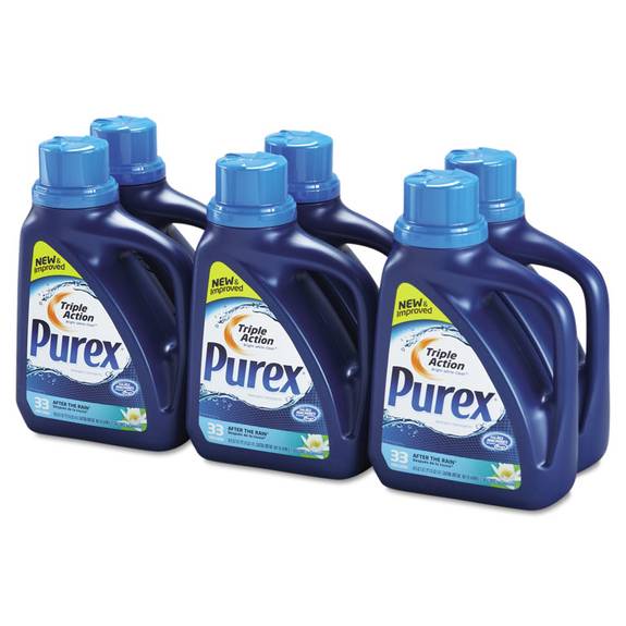 Purex  Liquid He Detergent, After The Rain Scent, 50oz Bottle, 6/carton Dia 04789 6 Case