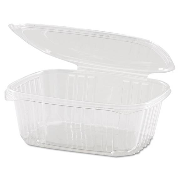 Genpak  Clear Hinged Deli Container, 32oz, 7 1/4 X 6 2/5 X 2 5/8, 100/bag, 2 Bags/carton Gnp Ad32 200 Case