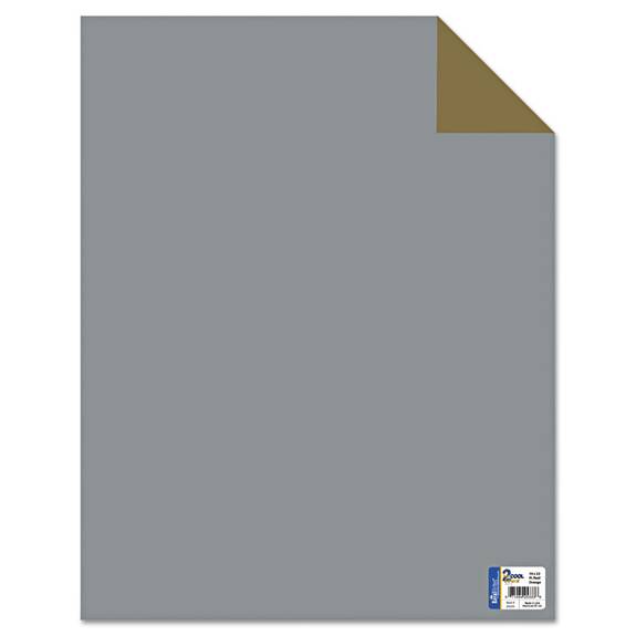 Royal Brites Two Cool Poster Board, 22 X 28, Gold/silver, 25 Per Pack 24316 25 Package