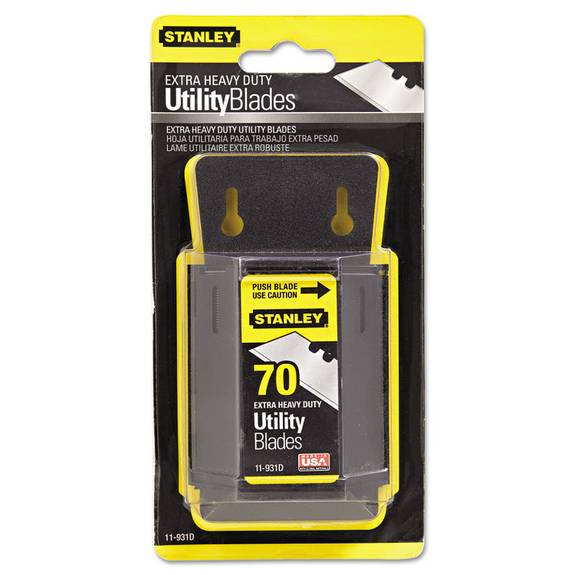Stanley Tools  Extra Heavy-duty Utility-knife Blade, Bulk 680-11-931d 70 Package