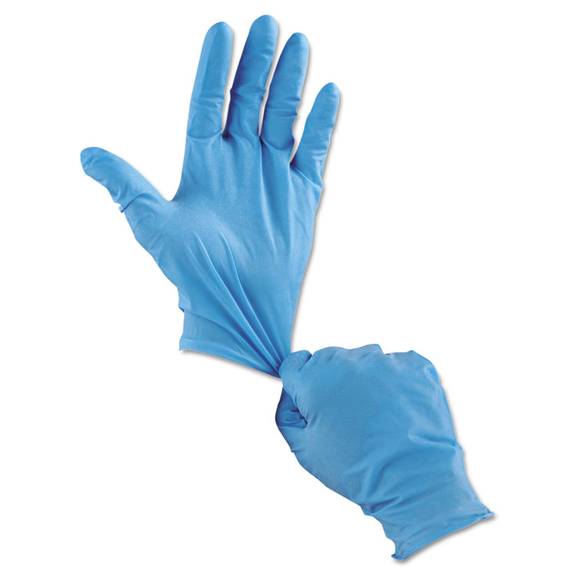 Mcr  Safety Nitri-shield Disposable Nitrile Gloves, Blue, X-large, 50/box 6025xl 50 Box