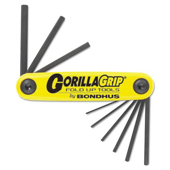 Bondhus  Gorillagrip Fold-up Tool Set, .05