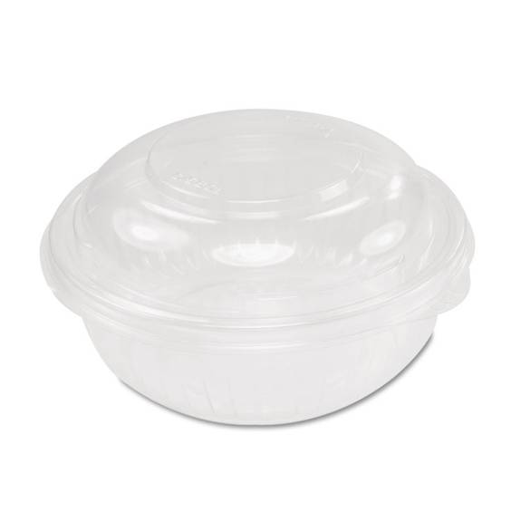Dart  Presentabowls Bowl/lid Combo-paks, 16oz, Clear, Dome Lid, 63/pack, 4 Packs/ct C16bcd 504 Case