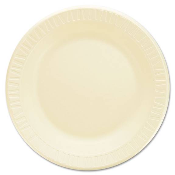 Dart  Quiet Classic Laminated Foam Dinnerware, Plate, 9