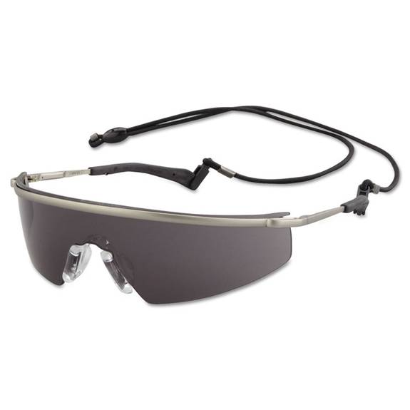 Mcr  Safety Triwear Metal Protective Eyewear, Platinum Frame, Gray Anti-fog Lens T3112af 1 Each