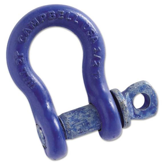 Campbell  419-s Series Screw Pin Shackles, 1/2