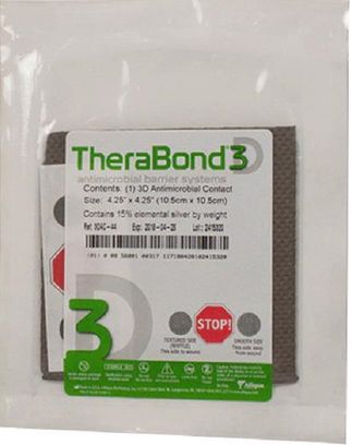 therabond silver dressing Therabond 3D Antimicrobial Systems with Silvertrak Technology
