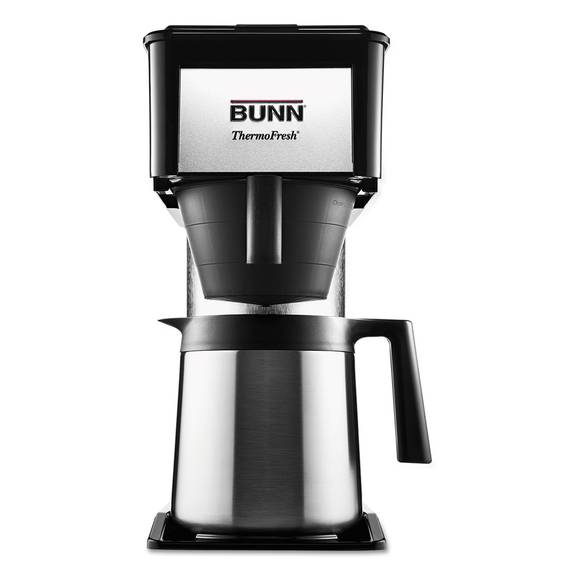 Bunn  10-cup Velocity Brew Bt Thermal Coffee Brewer, Black, Stainless Steel 38200.0016 1 Each