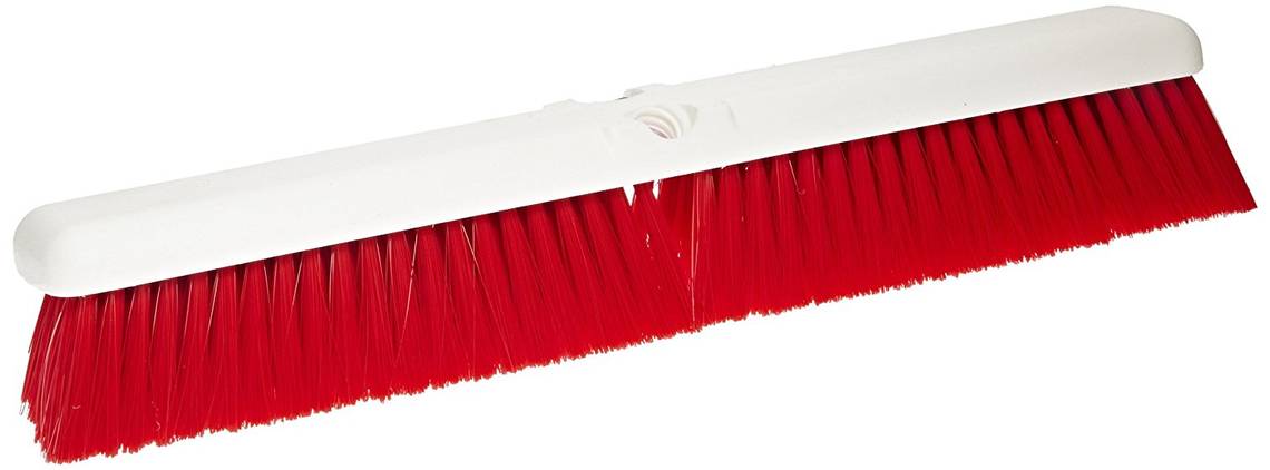  Sparta Omni Sweep Syntht C Push Broom 18in Red Flo 4189005 12 Case