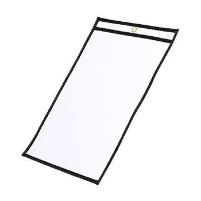Reusable Dry Erase Pockets, 12 X 9, Black eBay