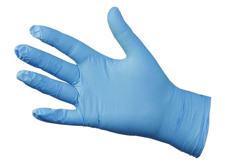 Mcr  Safety Single-use Nitrile Gloves, Large 6025l 50 Box