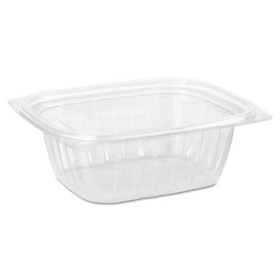 Dart  Clearpac Container Lid Combo-pack, 5-7/8 X 4-7/8 X 2, Clear, 12 Oz, 63/bag C12dcpr 1 Case