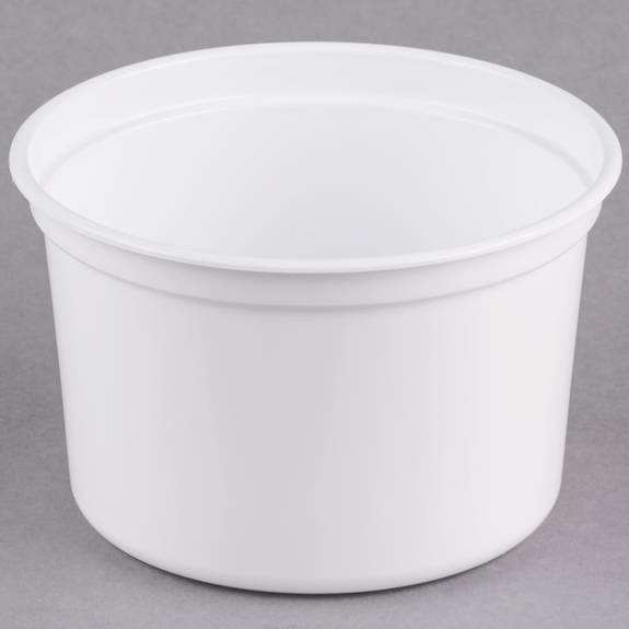 Dart  Microgourmet Food Containers, 16 Oz, White, 500/carton 16nw-0007 500 Case