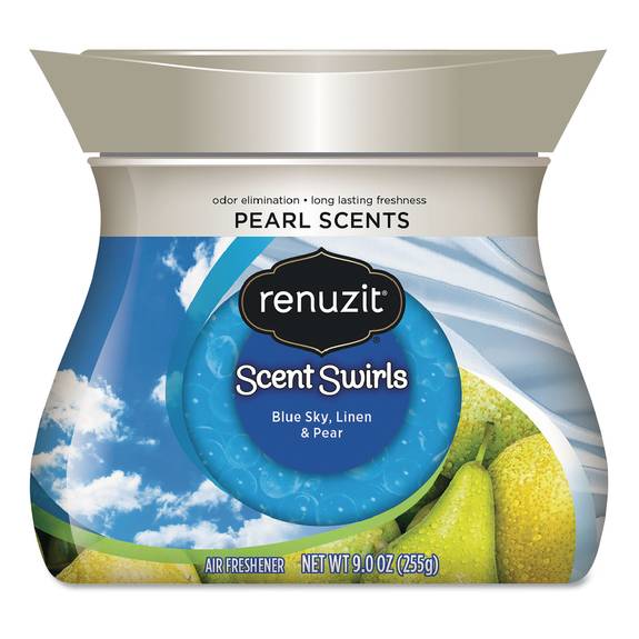 Renuzit  Pearl Scents Odor Neutralizer, Blue Sky, Linen & Pear, 9 Oz Jar 00023400022151 1 Each