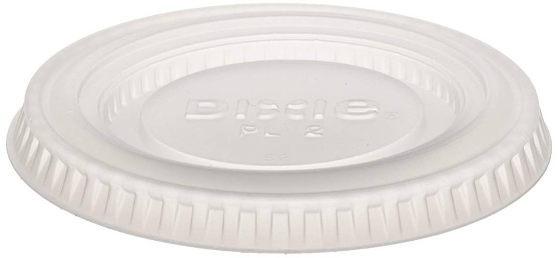  Dixie Lid - Fits 75 Oz And 125 Oz Plastic Souffle Cup Pl1 4800 Case