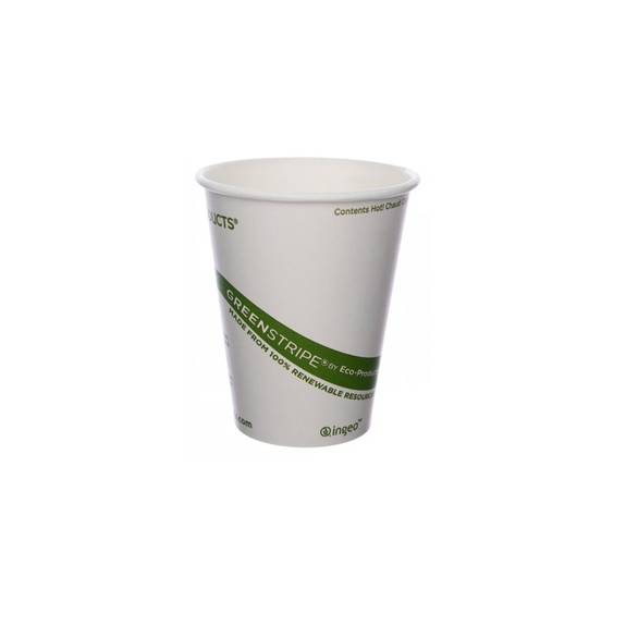  Greenstripe Renewable & Compostable Hot Cups - 20 Oz., 50/pk, 20 Pk/ct Ecp Ep-bhc20-gs 1000 Case