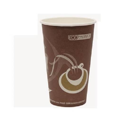Eco Products  Evolution World 24% Recycled Content Hot Cups Convenience Pack - 16oz., 50/pk Ep-brhc16-ewpk 50 Package