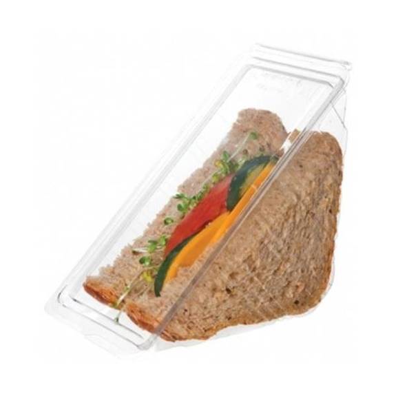 Renewable & Compostable Sandwich Wedge Containers, 125/pk, 4 Pk/ct Ecp Ep-swh3 500 Case