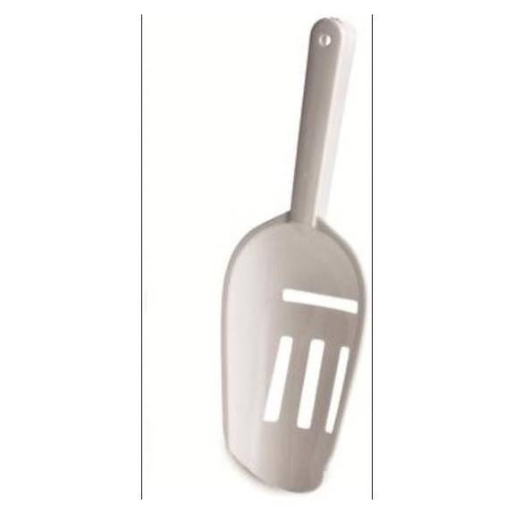  Slotted Ice Scoop, Clear Plastic Emi-199sc 48 Case