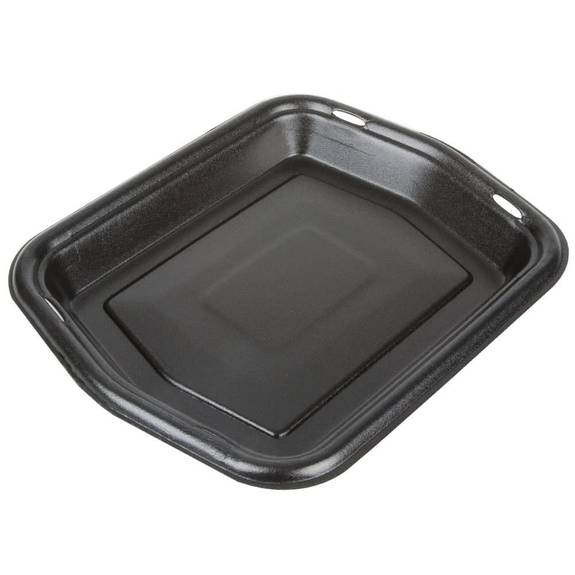 Genpak  Large Serving Tray, Foam, Black, 10 1/5 X 8 7/8 X 1 1/4, 125/bag, 2 Bags/carton 50010-3l 250 Case